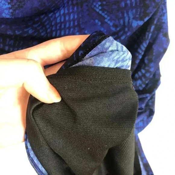 Jennifer Lopez Blue Mini Snake Print Python Bodycon Dress Women's Size XS - Picture 6 of 10